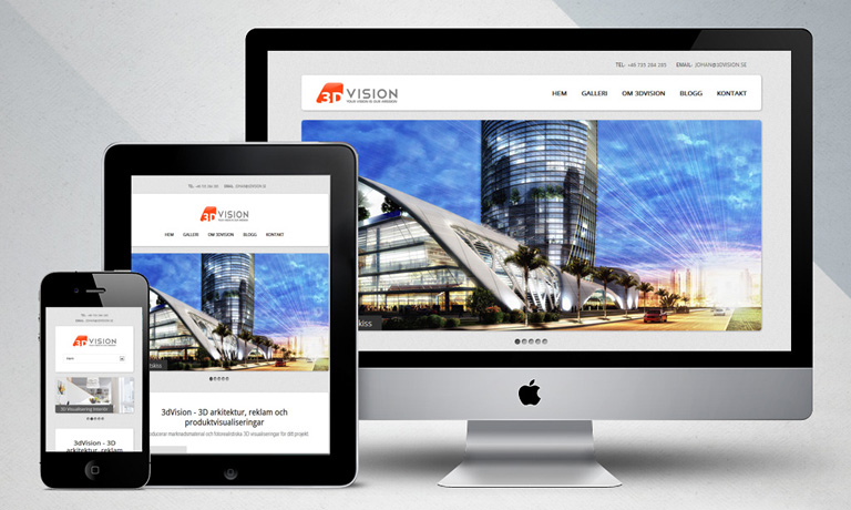 Ny webb – Responsive Design