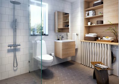 3d Visualisering av badrum